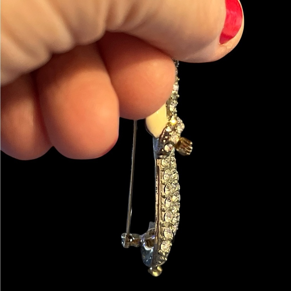 Vintage Art Deco Fancy Lady Brooch - Picture 5 of 5